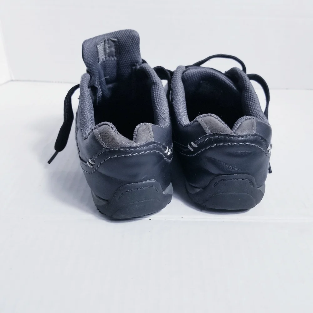 SONOMA BOY'S SNEAKER DRESS SHOE DARK BROWN BLACKISH COLOR SIZE 1